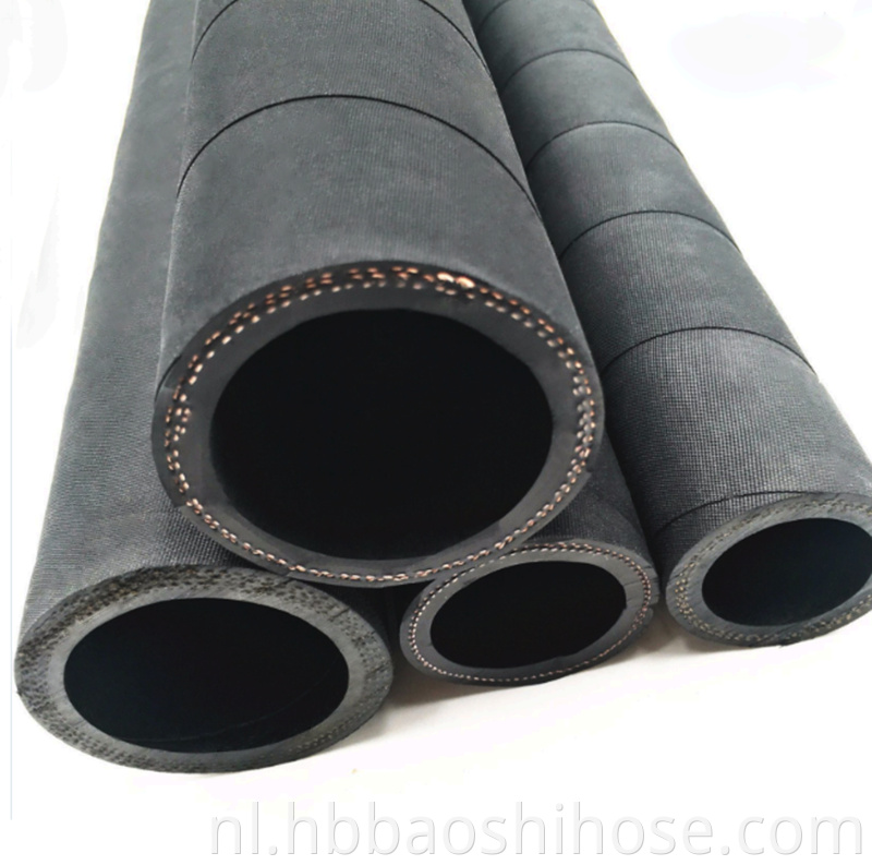 High Pressure Single Steel Wire Braided Reinforcement Rubber Hose 